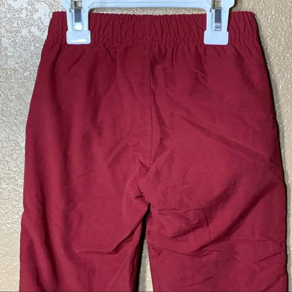 Gymboree toddler boy maroon joggers‎